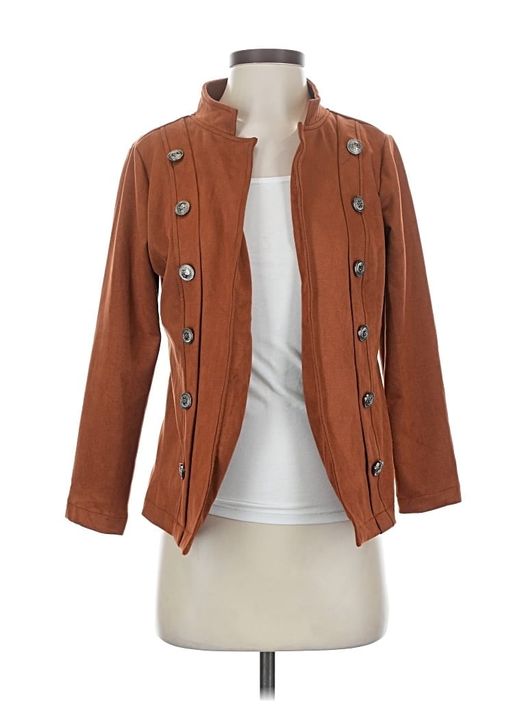 Pre-owned Unbranded Cardigan Sweater In Brown