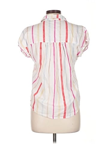 Ecru Short Sleeve Blouse (view 2)