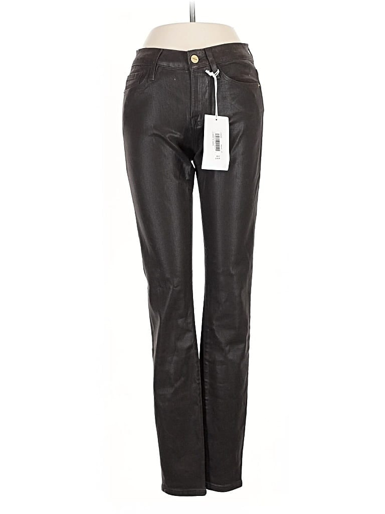 Pre-owned Frame Jeggings In Black