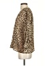 Smythe Animal Print Brown 3/4 Sleeve Blouse Size S - photo 5