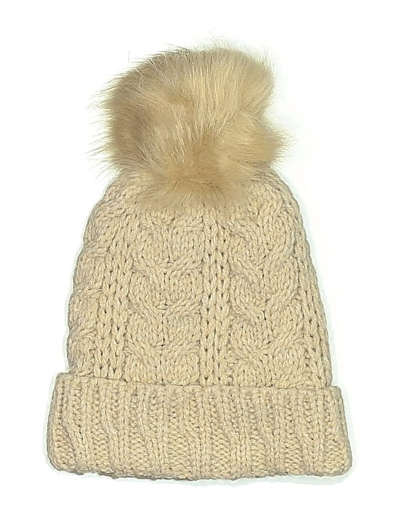 Pre-owned Time And Tru Beanie Hat In Brown