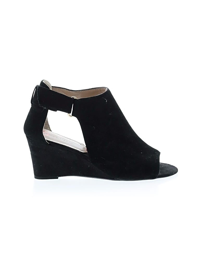 Pre-owned Adrienne Vittadini Wedges In Black