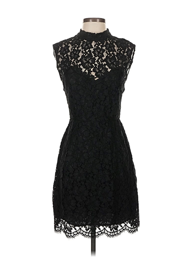 Pre-owned Sandro Cocktail Dress In Black