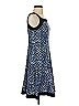 Chaps Print Blue Casual Dress Size S - photo 4