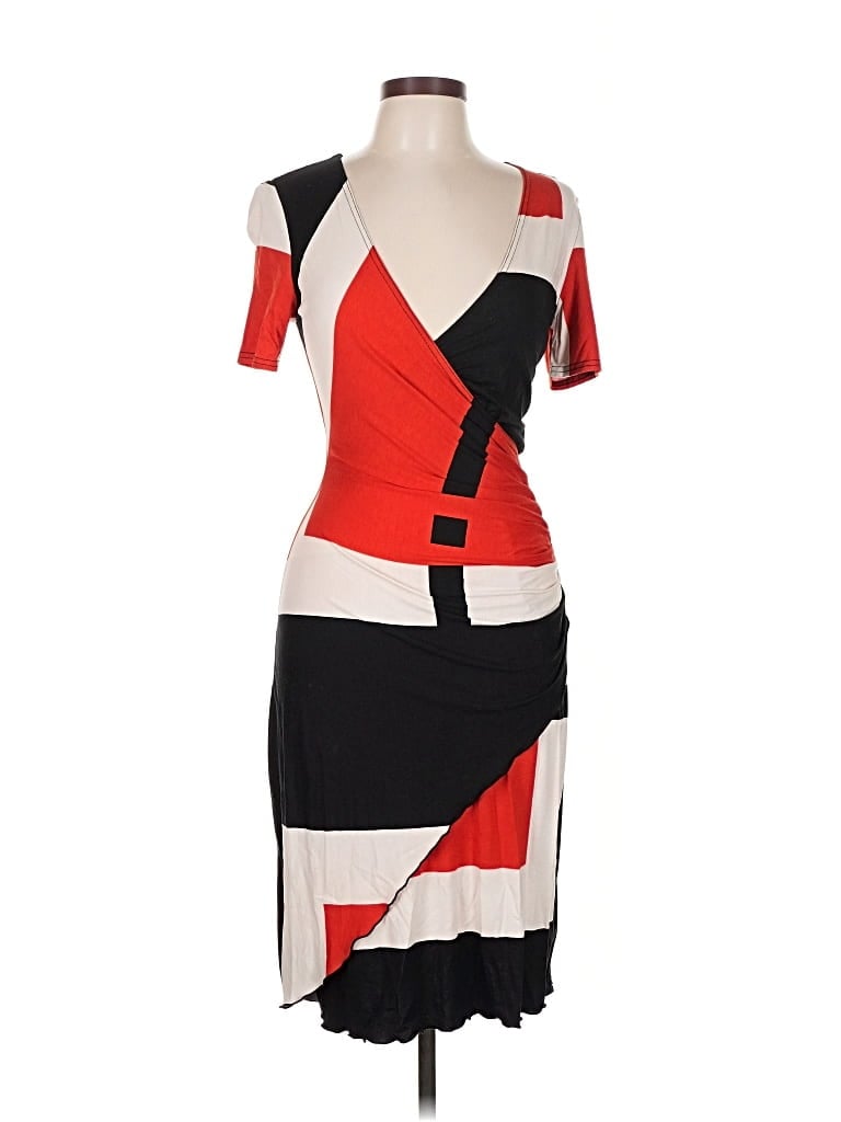 Pre-owned Joseph Ribkoff Cocktail Dress In Red