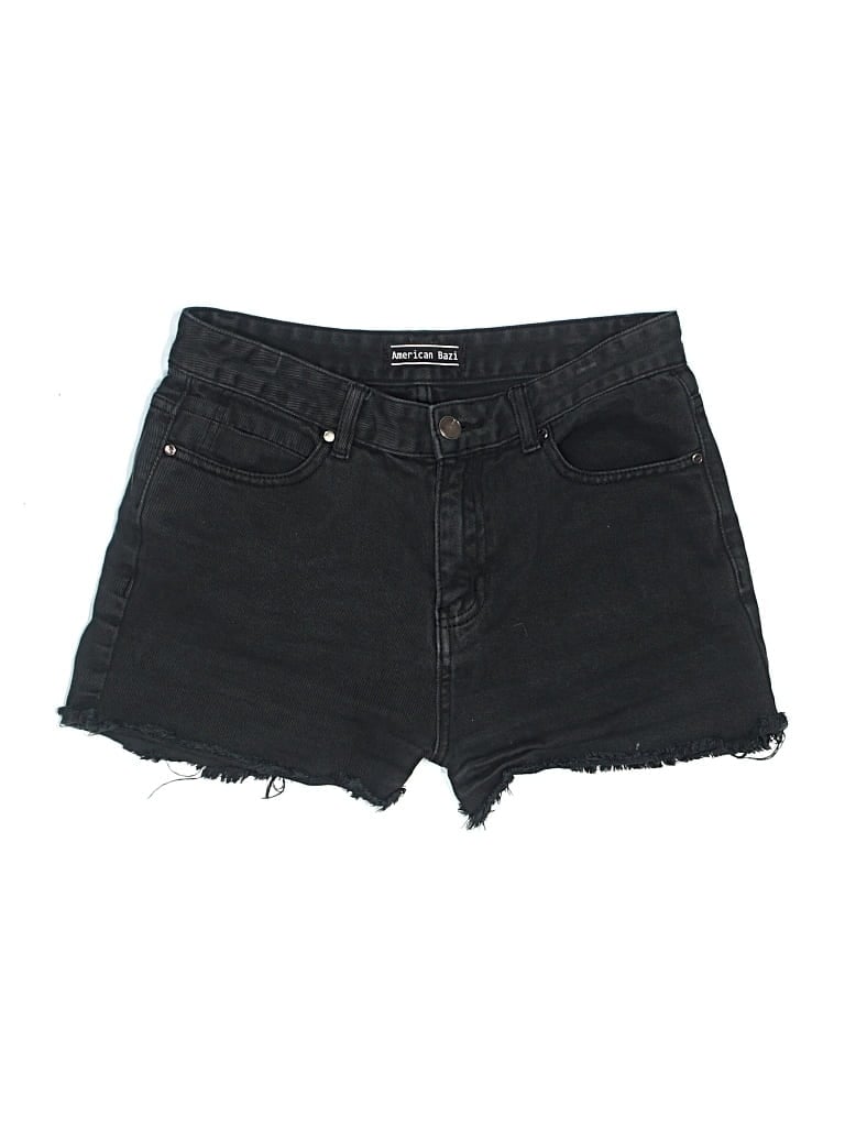 Pre-owned American Bazi Denim Shorts In Black