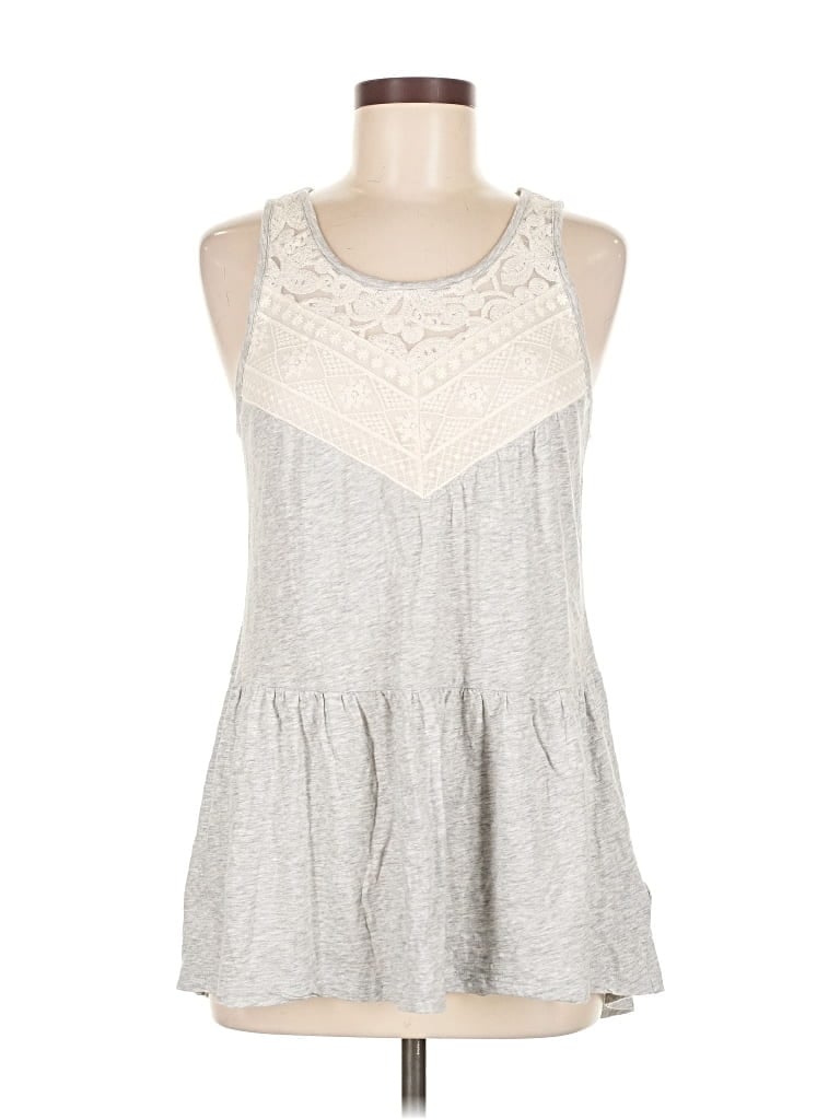 Pre-owned Express Tank Top Gray Tops