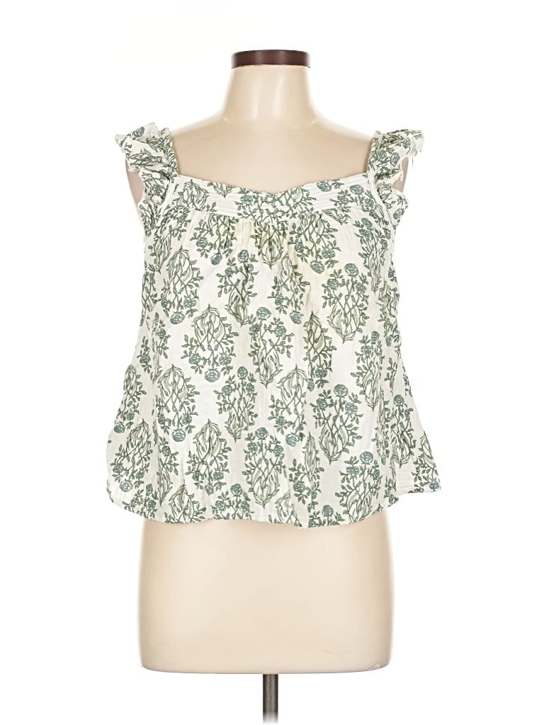Pre-owned Rachel Zoe Sleeveless Blouse In Green