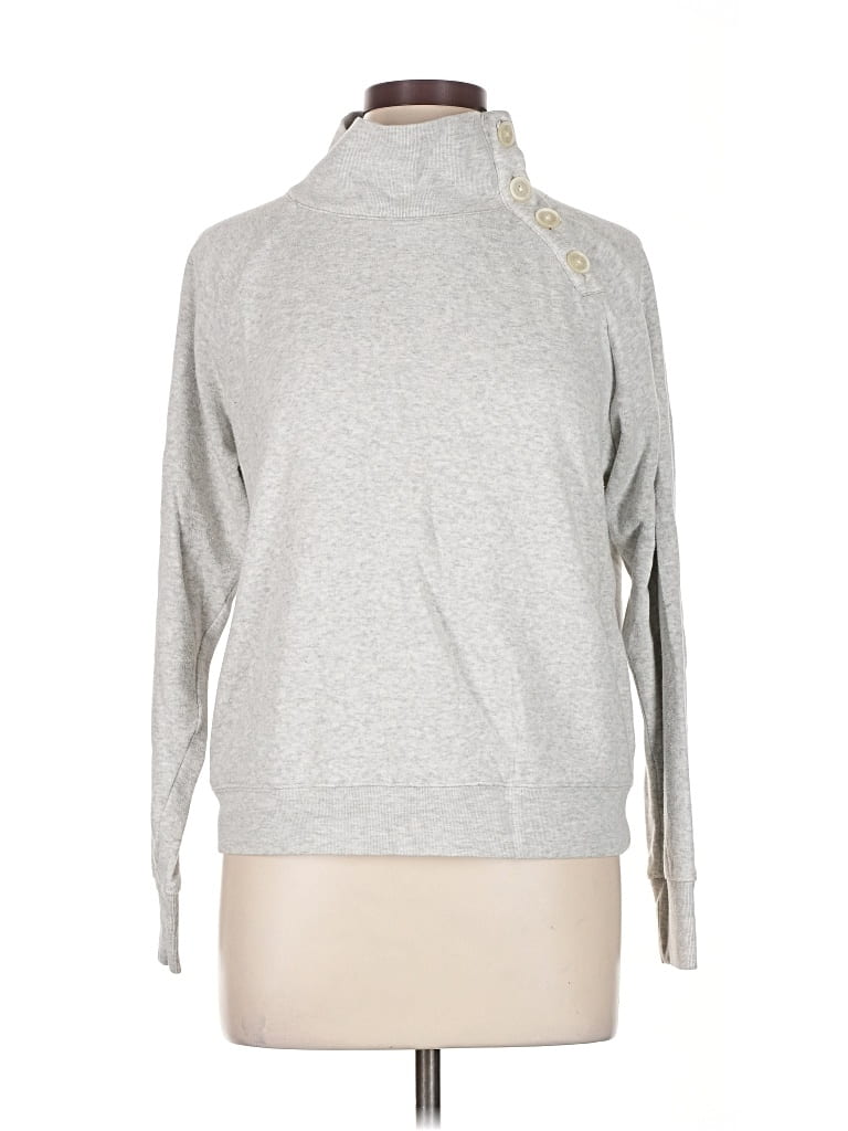 Pre-owned J.crew Factory Store Sweatshirt In Gray