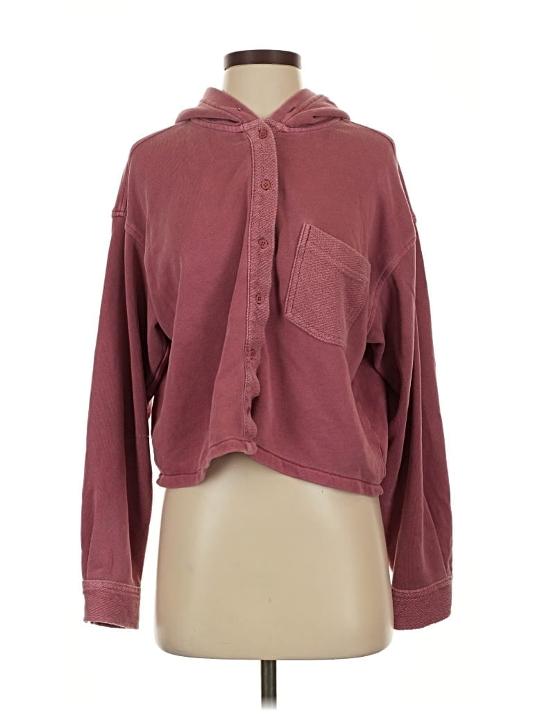 Pre-owned American Eagle Outfitters Long Sleeve Button Down Shirt In Pink