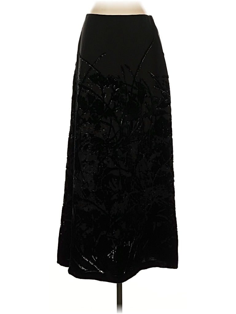 Pre-owned Linda Allard Ellen Tracy Formal Skirt In Black
