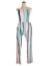 Doublju Stripes Pink Blue Jumpsuit Size 1X - photo 1