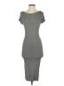 Zara Chevron-herringbone Gray Casual Dress Size S - photo 1
