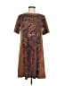 Karin Stevens Paisley Brown Casual Dress Size 6 - photo 1