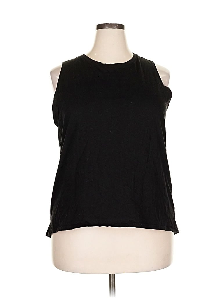 Pre-owned Athletic Works Sleeveless T-shirt In Black