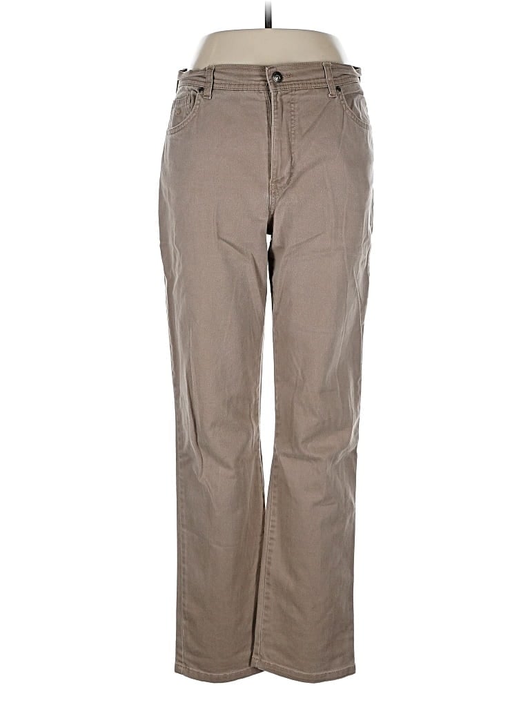 Pre-owned Gloria Vanderbilt Khaki Pant In Brown