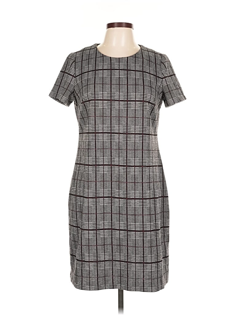 Pre-owned Calvin Klein Casual Dress In Gray