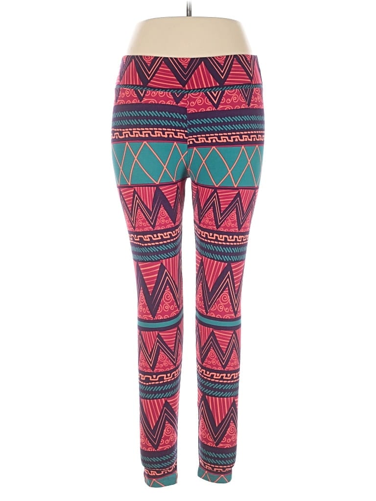 Pre-owned Lularoe Leggings In Red