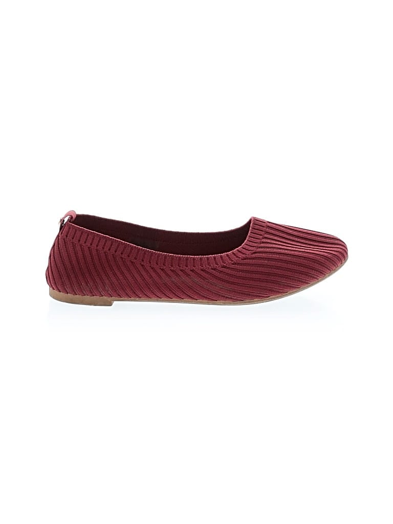 Pre-owned Danskin Flats In Red