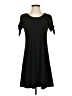 MSK Solid Black Casual Dress Size S (petite) - photo 1