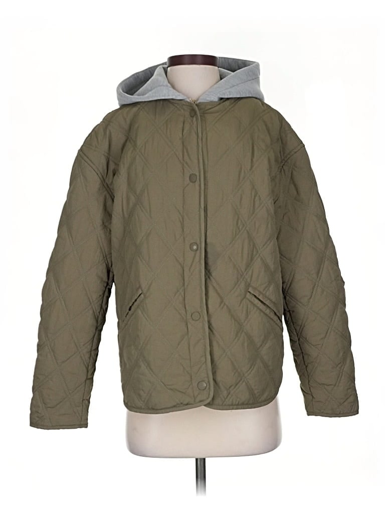 Pre-owned Zara Jacket In Green