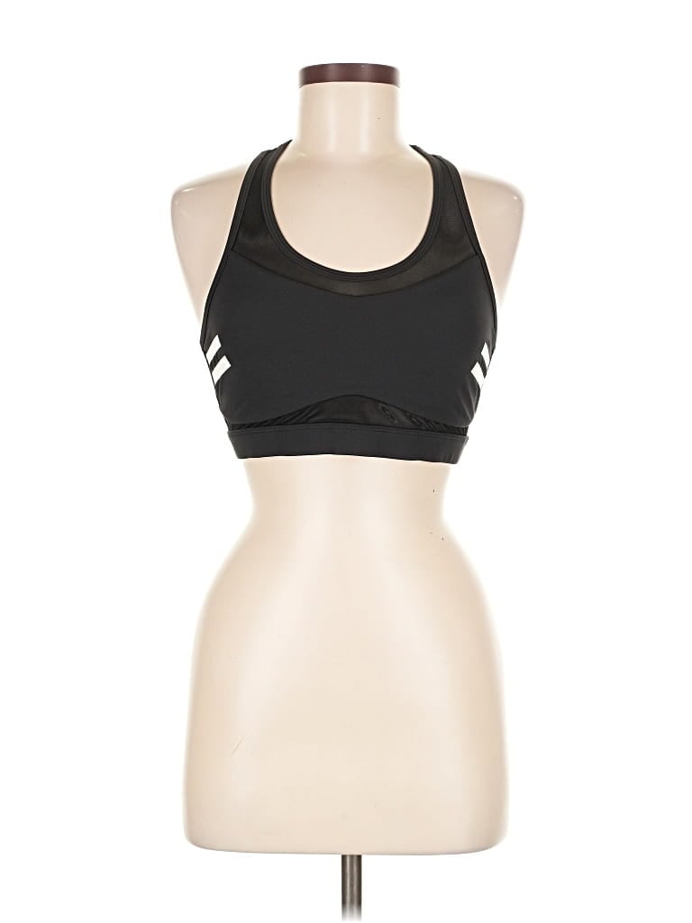 Pre-owned Zyia Active Sports Bra In Black
