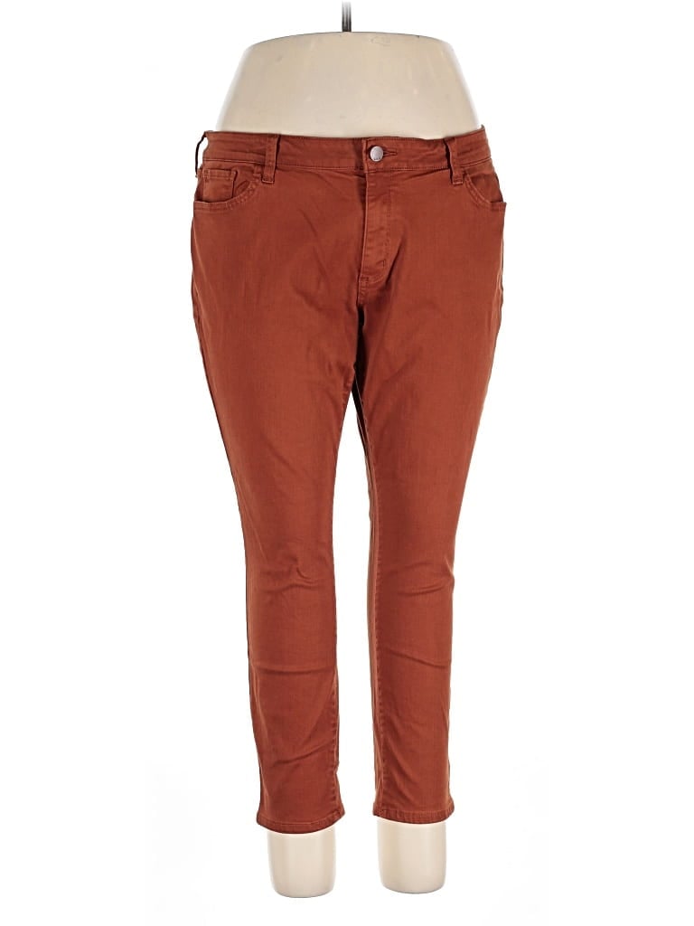 Pre-owned A.n.a. A New Approach Jeggings In Brown