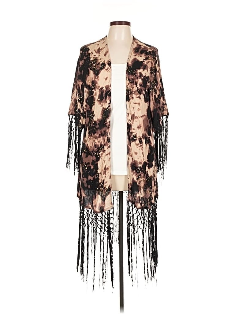 Pre-owned Torrid Kimono In Black