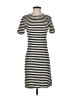 Pieces Stripes Black Casual Dress Size S - photo 1