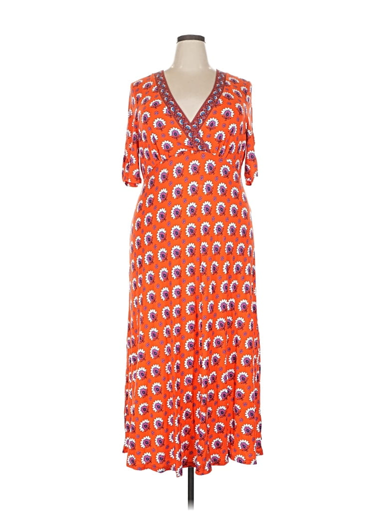 Pre-owned Boden Casual Dress In Orange