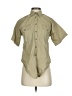 Madewell Solid Green Short Sleeve Button-Down Shirt Size XS - photo 1