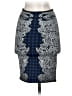 BCBGMAXAZRIA Paisley Blue Formal Skirt Size S - photo 2