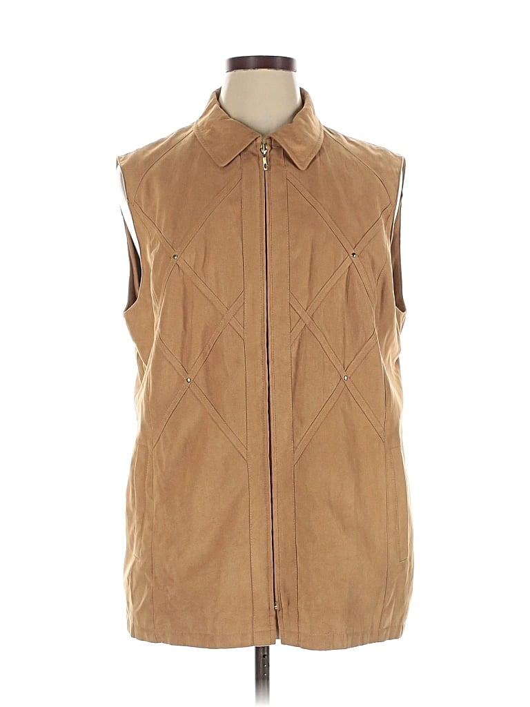 Pre-owned Assorted Brands Jacket In Brown