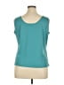DressBarn 100% Polyester Teal Tank Top Size 1X - photo 2