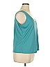 DressBarn 100% Polyester Teal Tank Top Size 1X - photo 4