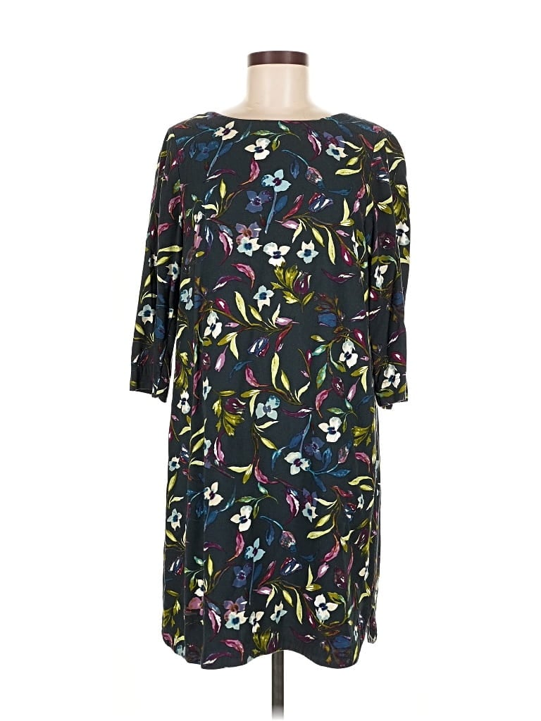 Pre-owned Jjill Casual Dress In Black