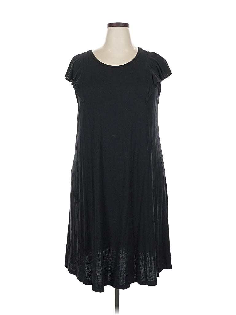 Pre-owned Lane Bryant Casual Dress In Black