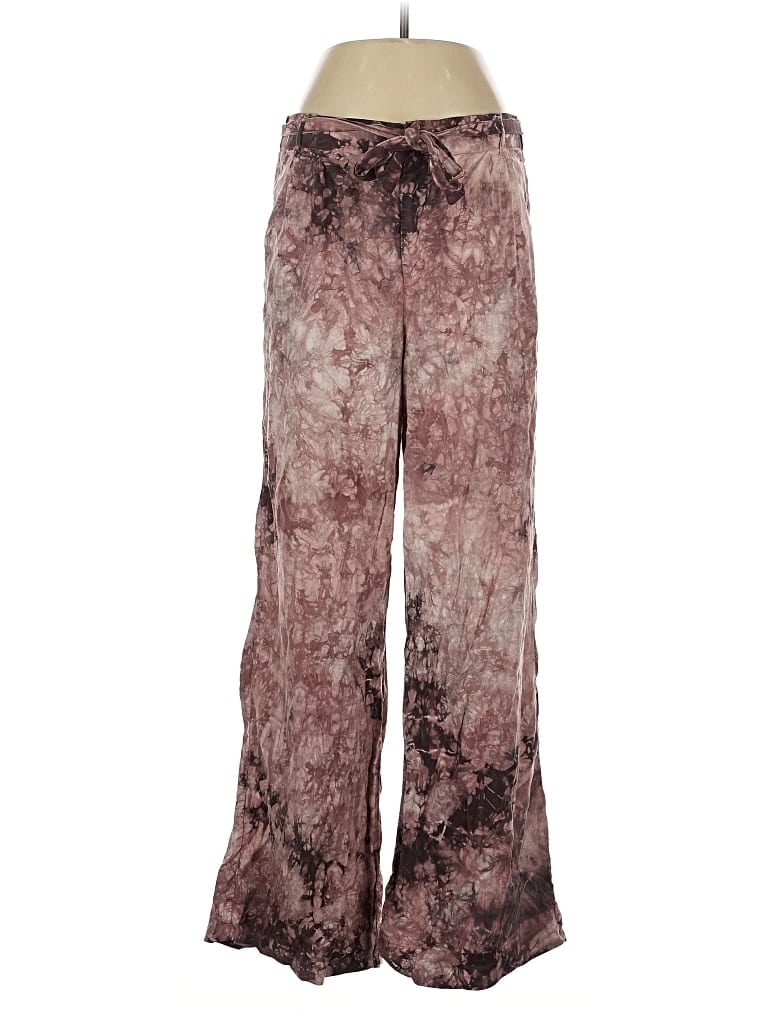 Pre-owned Cloth & Stone X Anthropologie Casual Pants In Burgundy