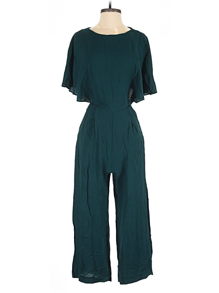 Pre-owned Zara Basic Jumpsuit In Blue