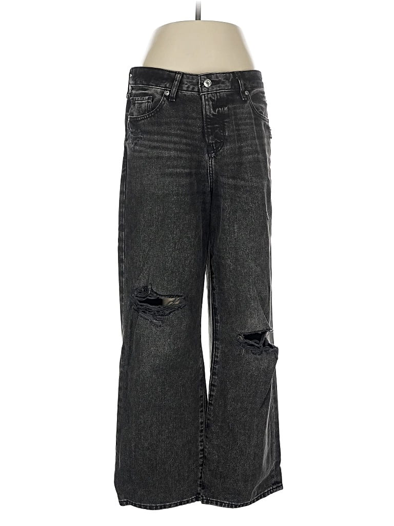 Pre-owned Express Jeans In Black