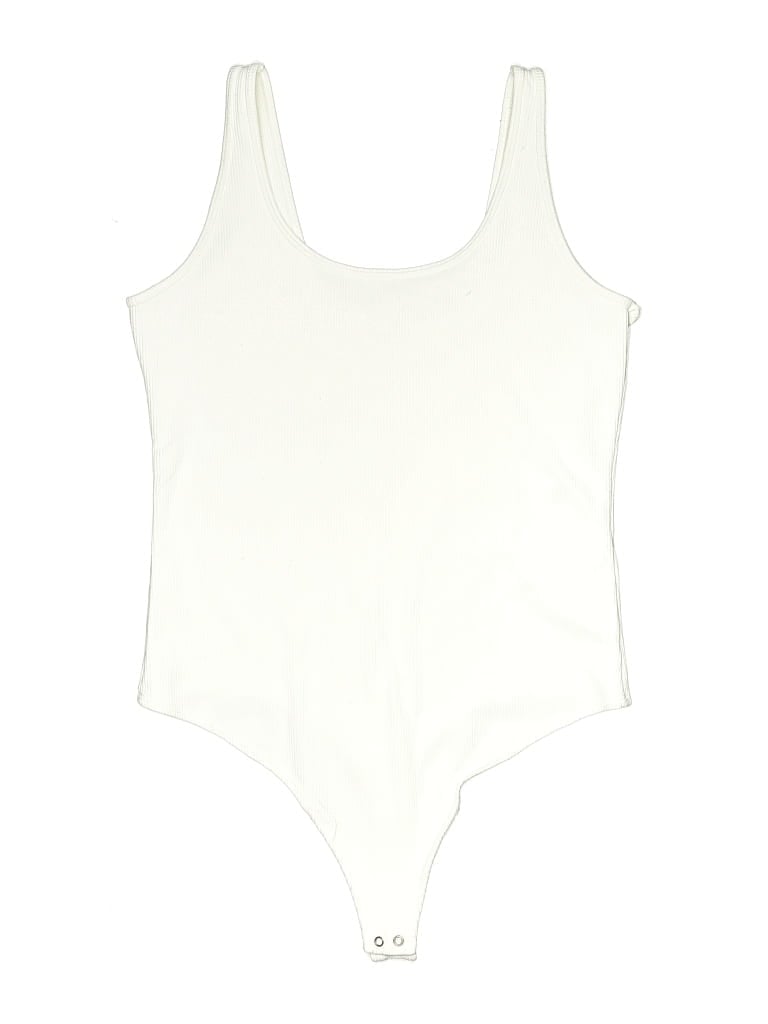 Pre-owned Abercrombie & Fitch Bodysuit In White