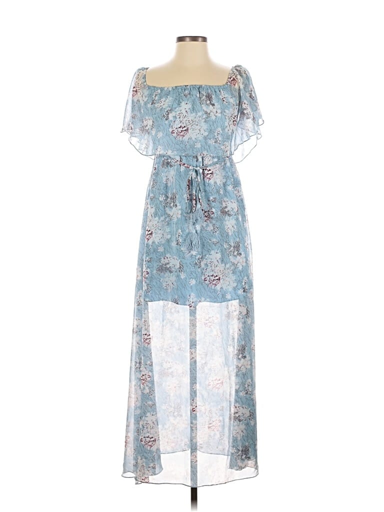 Pre-owned Simplee Casual Dress In Blue