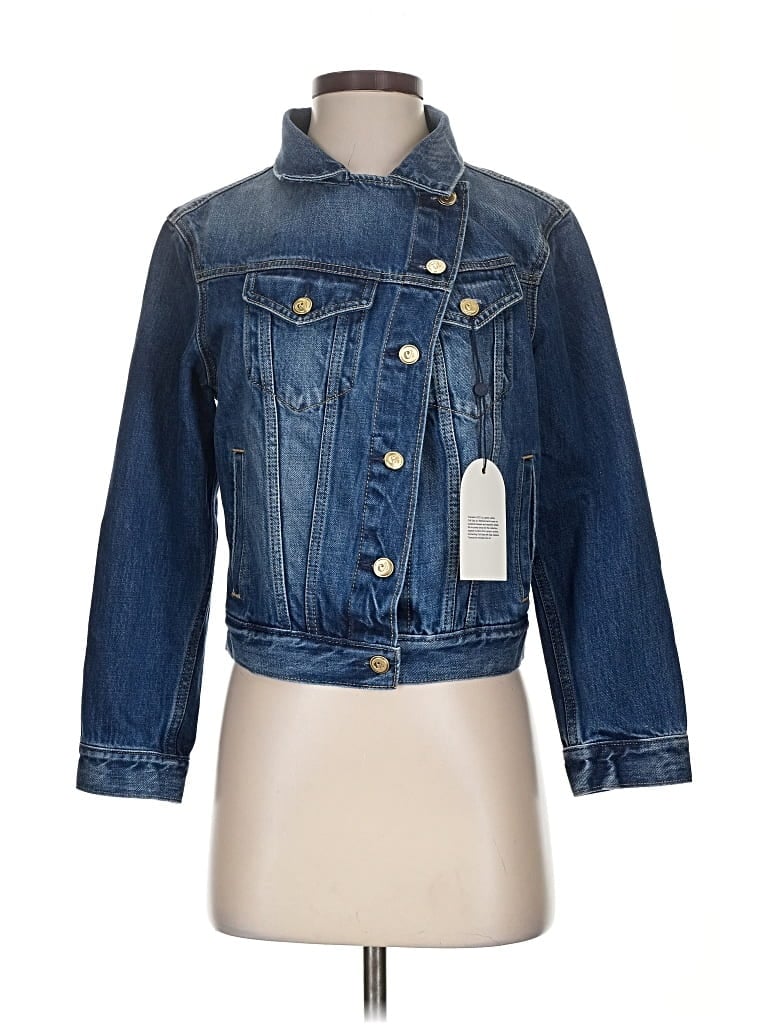 Pre-owned Cult Gaia Denim Jacket In Blue