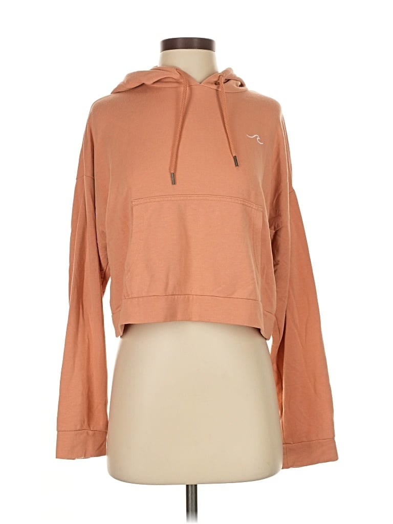 Pre-owned Roxy Pullover Hoodie In Brown