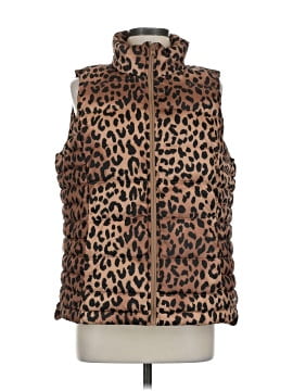 Lands' End Faux Fur Vest