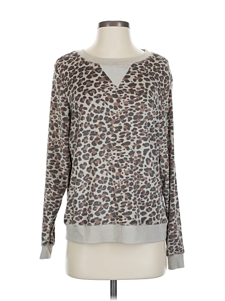 Pre-owned Honeydew Pullover Sweater In Silver