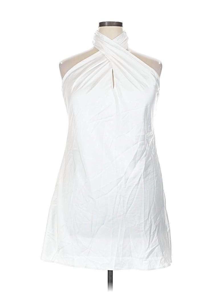 Pre-owned Show Me Your Mumu Cocktail Dress In White