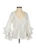 Likely Stripes Ivory 3/4 Sleeve Blouse Size 2 - photo 1
