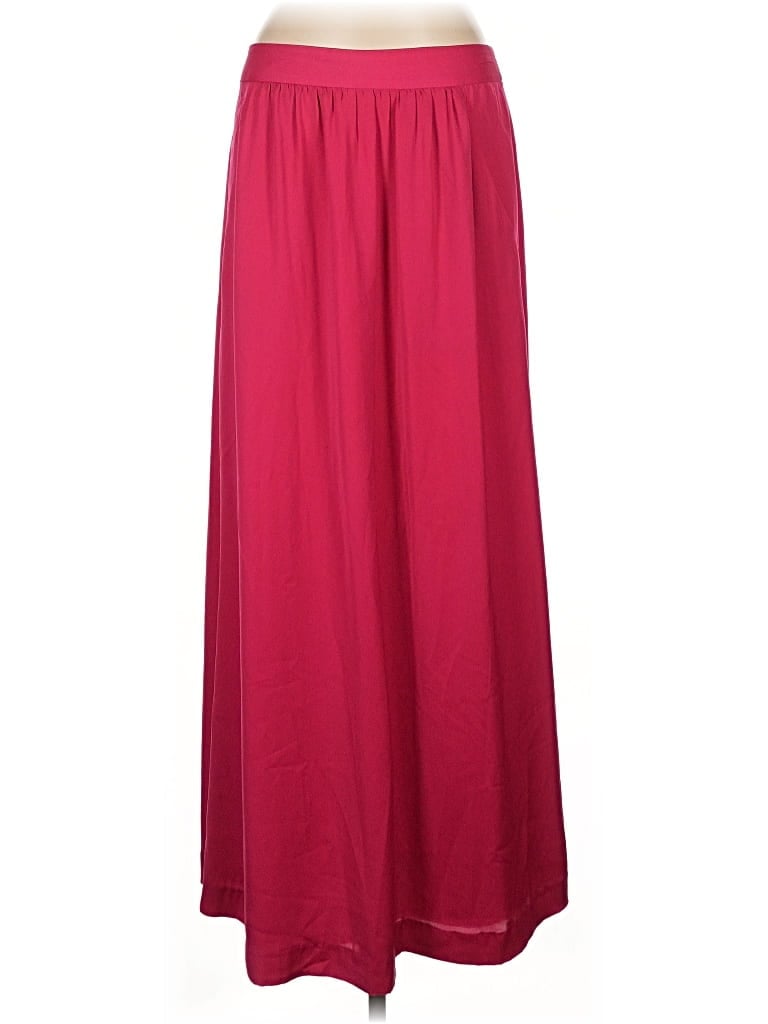 Pre-owned Gap Formal Skirt In Burgundy