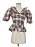 Saylor Brown 3/4 Sleeve Blouse Size S - photo 1